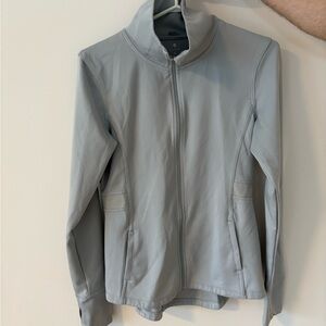 Apana Soft Grey/Blue Women's Full-Zip Jacket